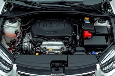 Clean engine bay after premium detail